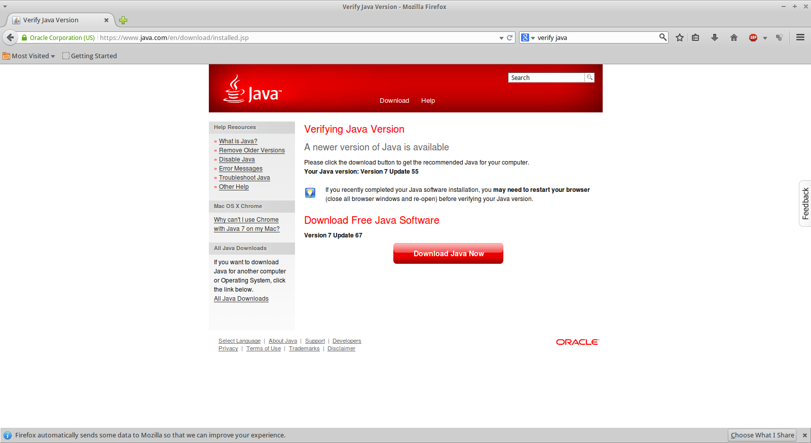 java update windows 7 64 bit free download